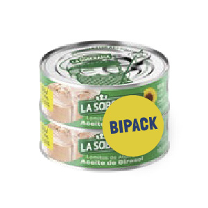 Bipack lomitos de atún en aceite de girasol